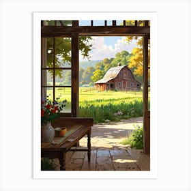 Barn Door Art Print