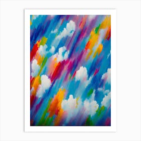 Clouds Abstract Art Print