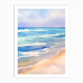 Delray Beach 2, Florida Watercolour Art Print