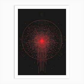 Red Star Art Print