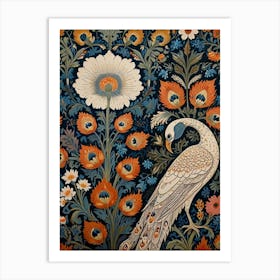 William Morris Peacock 1 Art Print