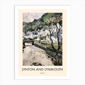 Lynton And Lynmouth (Devon) Painting 1 Travel Poster Art Print