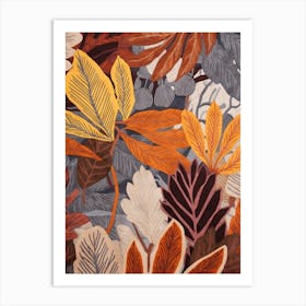 Fall Botanicals Aconitum 1 Art Print