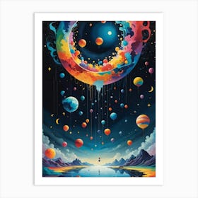 Galaxy In The Sky Art Print