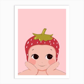 Strawberry Baby Art Print