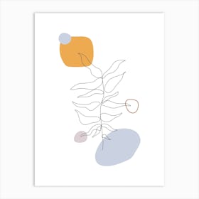 Talking About Botany I Art Print