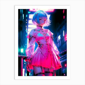 Anime Girl 7 Art Print