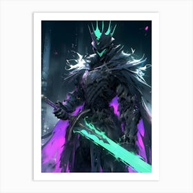 Dark Lord Anime Art Print