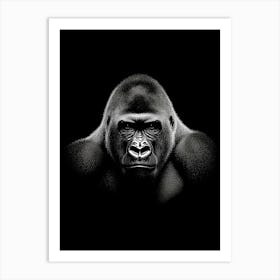 Portrait Of A Gorilla 1 Art Print