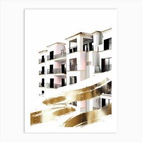 Apartment Building Art Print