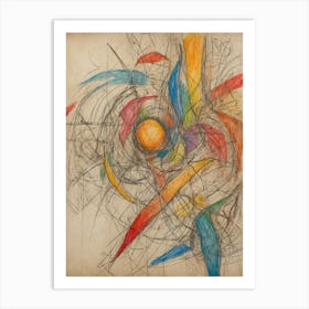 Abstract Drawing 2 Art Print