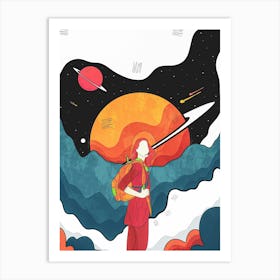 The Galaxy Traveller Art Print