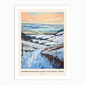 Pembrokeshire Coast National Park Wales 3 Poster Art Print