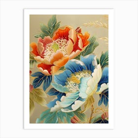 Chinese Flower Painting 52 Art Print