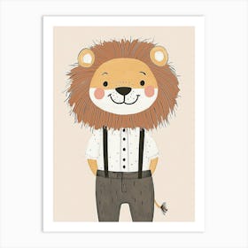 Lion Print nursery wall art Art Print