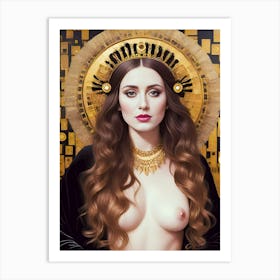 Topless Mary Magdalene Art Print