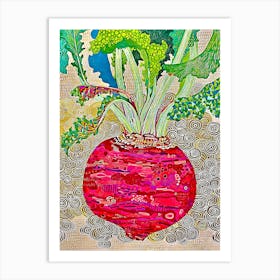 Beet Painting Art Print