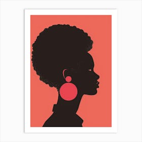 Silhouette Of A Woman 29 Art Print