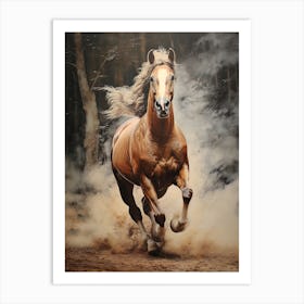 A Horse Painting In The Style Of Photorealistic Technique 2 Art Print