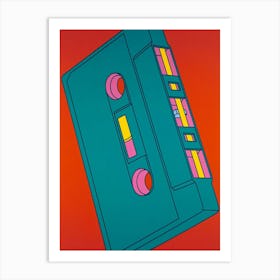 Cassette Tape Art Print