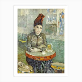 Agostina Segatori Sitting In The Café Du Tambourin, Vincent Van Gogh Art Print