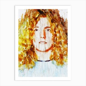 Robert Plant Painting Art Print