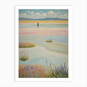 Rainbow Salt Flats Affiche