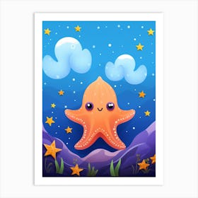 Star Sucker Pygmy Octopus 4 Art Print