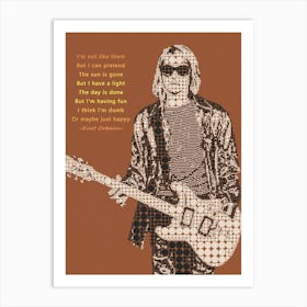 Art Of Cobain Art Print