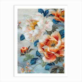 Peony Painting 8 Art Print