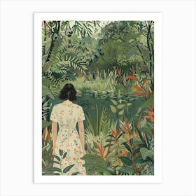 In The Garden Nymphenburg Palace Gardens Germany 1 Art Print