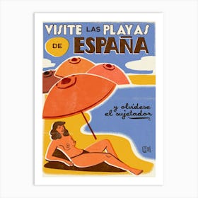 Spain Travel Poster Art Print
