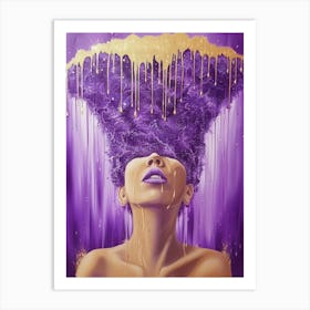 'Purple Rain' Art Print