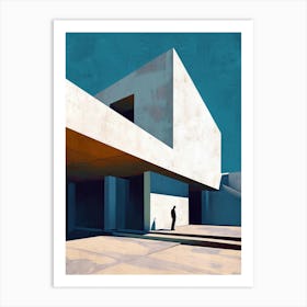 Modern Architecture Minimalist 12 Art Print