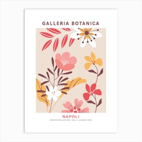 Galleria Botanica Napoli Art Print