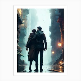 City Of Shadows Art Print