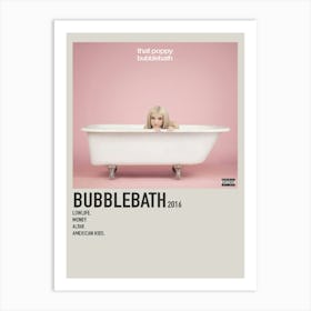 Bubblebath 2016 Music Poster 2 Art Print