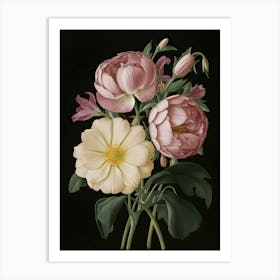 A Close Up Illustration Of A Bouquet Of Flowers Hi Jvozyu8yty Hp1akkbrnnq Ertpq Ucslamsbbdj8iytg 1 Art Print