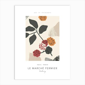 Mulberry Le Marche Fermier Poster 3 Art Print