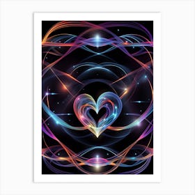 Heart Of Light 1 Art Print