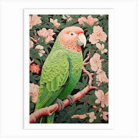 Ohara Koson Inspired Bird Painting Parrot 1 Art Print