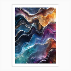 Stunning Whimsical Marble 1 Art Print