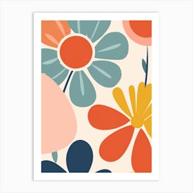 Floral Wallpaper Art Print