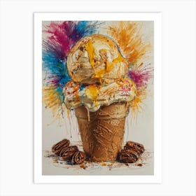 Ice Cream Cone 14 Art Print
