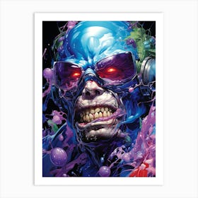 Joker Ape Art Print