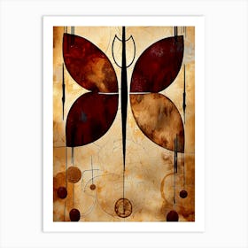 Butterfly Ironwork 1 Art Print