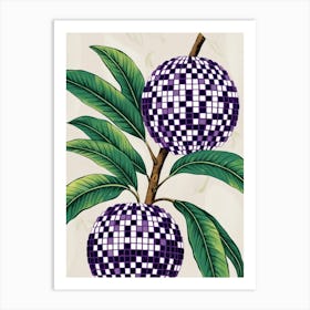 Purple Mangoes Art Print