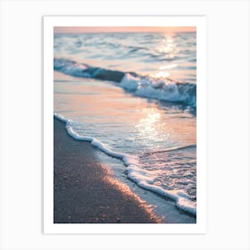 Sunset At The Beach 2 Art Print