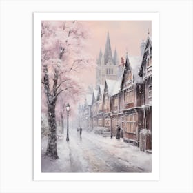 Dreamy Winter Painting Stratford Upon Avon United Kingdom 3 Art Print