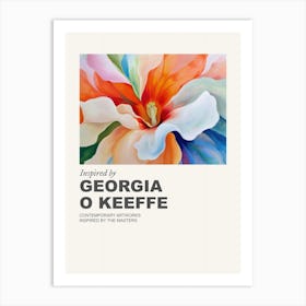 Museum Poster Inspired By Georgia O Keeffe 3 Art Print